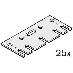 Zeige Details für Unterlegplatten-Set 5mm Bild von Unterlegplatten-Set 5mm