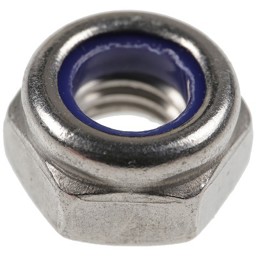 Zeige Details für Sechskantmutter M6 DIN 985 A4-70 Bild von Sechskantmutter M6 DIN 985 A4-70