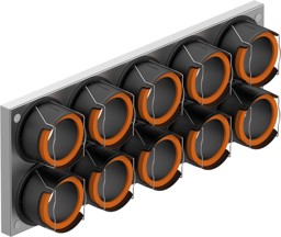 Zeige Details für Anschlussplatte 10-fach R90 L Bild von Anschlussplatte 10-fach R90 L