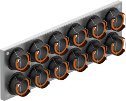 Zeige Details für Anschlussplatte 12-fach R75 XL Bild von Anschlussplatte 12-fach R75 XL