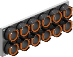 Zeige Details für Anschlussplatte 12-fach R90 XL Bild von Anschlussplatte 12-fach R90 XL
