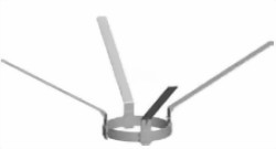 Zeige Details für Abstandhalter für Luft-/Abgasführung Bild von Abstandhalter für Luft-/Abgasführung