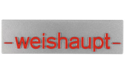 Zeige Details für Firmenschild -weishaupt- Gr.1 W5 Bild von Firmenschild -weishaupt- Gr.1 W5