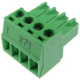 Zeige Details für W-FM Stecker X71 W-FM 200 Rast 3,5 4-polig, Gaszähler Bild von W-FM Stecker X71 W-FM 200 Rast 3,5 4-polig, Gaszähler