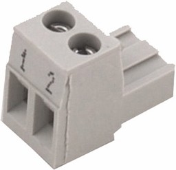 Zeige Details für Gegenstecker 2-polig grau AF Bild von Gegenstecker 2-polig grau AF