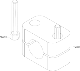 Zeige Details für Rohrschellen-Set RAPR-322 mit Stufenbolzen Bild von Rohrschellen-Set RAPR-322 mit Stufenbolzen