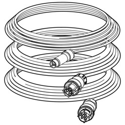 Zeige Details für Verbindungsleitung mit Stecker 10 m lang Bild von Verbindungsleitung mit Stecker 10 m lang