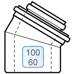 Zeige Details für 30° Zuluft-/Abgasbogen DN100/60 Stahl/PP Bild von 30° Zuluft-/Abgasbogen DN100/60 Stahl/PP
