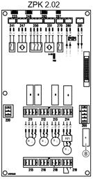 Zeige Details für Leiterplatte ZPK2.02 Bild von Leiterplatte ZPK2.02