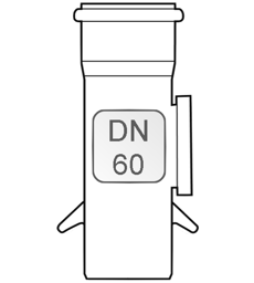 Bild von Revisionsstück PP DN60