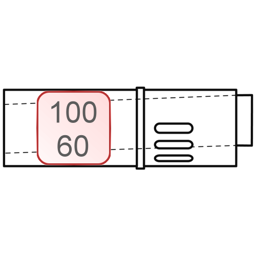 Zeige Details für Wanddurchführung PP 100/60 Bild von Wanddurchführung PP 100/60