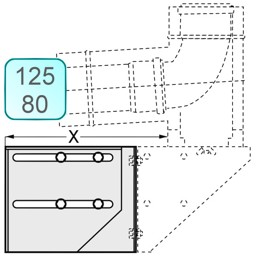 Zeige Details für Verlängerung Wandkonsole INOX DN125 um 155-242 mm Bild von Verlängerung Wandkonsole INOX DN125 um 155-242 mm