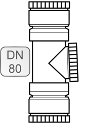 Zeige Details für Revisionsstück PP DN80 flex Bild von Revisionsstück PP DN80 flex