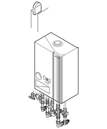 Bild von Paket WTC-GW 25-B C Kombitherme Unterputz