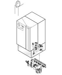 Bild von Paket WTC-GW 25-B K-35P mit Zirkulation und Pumpe, hinten