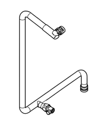 Zeige Details für Anschlussrohr Heizungsvorlauf WB2A 26kW Bild von Anschlussrohr Heizungsvorlauf WB2A 26kW