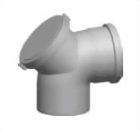 Zeige Details für Revisionsbogen 87° DN160
 Bild von Revisionsbogen 87° DN160
