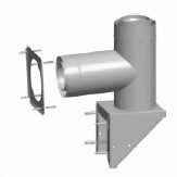 Zeige Details für Außenwandkonsole für Luft/-Abgasrohr DN160/225
 Bild von Außenwandkonsole für Luft/-Abgasrohr DN160/225