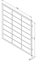 Zeige Details für Design-Verkleidung Schutzgitter (1 Ventilator) VC 2XX-A S Bild von Design-Verkleidung Schutzgitter (1 Ventilator) VC 2XX-A S