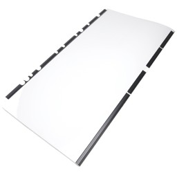 Zeige Details für Wärmedämmung links WES 910 weiß Bild von Wärmedämmung links WES 910 weiß