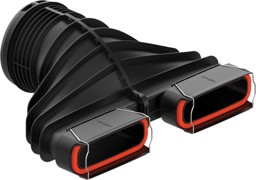 Zeige Details für Übergangsstück DN125 auf 2xF50 Bild von Übergangsstück DN125 auf 2xF50