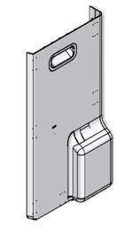 Zeige Details für Abdeckung rechts unten Außeneinheit Vitocal 200-S/222-S/242-S Bild von Abdeckung rechts unten Außeneinheit Vitocal 200-S/222-S/242-S