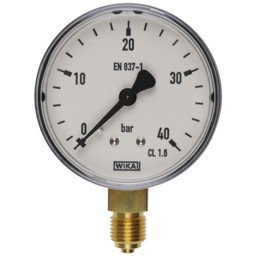 Zeige Details für Manometer 0-40 bar RF 63 G 1/4 B Bild von Manometer 0-40 bar RF 63 G 1/4 B