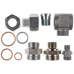 Zeige Details für Anschlußteile Pumpe E6, E7 Bild von Anschlußteile Pumpe E6, E7