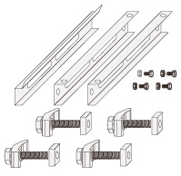 Zeige Details für Befestigungsset LH 25/40
 Bild von Befestigungsset LH 25/40