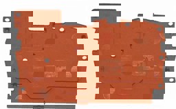Zeige Details für Abschlussplatte X-COM S MINI orange für BWS-1 Bild von Abschlussplatte X-COM S MINI orange für BWS-1