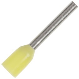 Zeige Details für Aderendhülsen isoliert 0,25 mm² / 8 mm gelb Bild von Aderendhülsen isoliert 0,25 mm² / 8 mm gelb