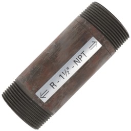 Zeige Details für Doppelnippel R 1 1/2 x 1 1/2 NPT x 120 Bild von Doppelnippel R 1 1/2 x 1 1/2 NPT x 120