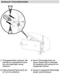 Zeige Details für Türschalter Aschekasten VL3B Bild von Türschalter Aschekasten VL3B