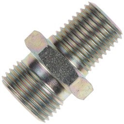 Zeige Details für Einschraubstutzen DN8 G 3/8 x NPTF 1/4 x 31 mm Bild von Einschraubstutzen DN8 G 3/8 x NPTF 1/4 x 31 mm