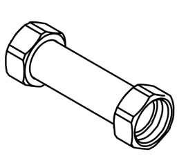 Zeige Details für Verbindungsrohr G1 x G1 x 91 mm Bild von Verbindungsrohr G1 x G1 x 91 mm