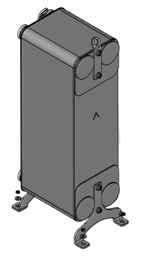 Zeige Details für Plattenwärmeübertrager B439x126H+30M  Bild von Plattenwärmeübertrager B439x126H+30M