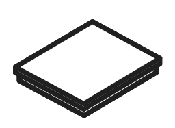 Zeige Details für Schauglas 33 x 33 x 6 glasklar Bild von Schauglas 33 x 33 x 6 glasklar