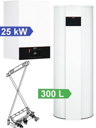 Zeige Details für 25kW Vitodens 300-W Paket mit 300 L Warmwasserwärmepumpe Bild von 25kW Vitodens 300-W Paket mit 300 L Warmwasserwärmepumpe