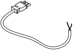 Zeige Details für Steckerkabel Nr.3/N FU/Motordauerlauf Netzzuleitung Bild von Steckerkabel Nr.3/N FU/Motordauerlauf Netzzuleitung