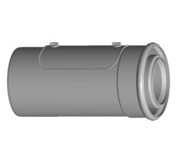 Zeige Details für Luft-/Abgasrohr DN60/100 mit Revisionöffnung Bild von Luft-/Abgasrohr DN60/100 mit Revisionöffnung