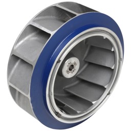Zeige Details für Gebläserad Ø 590 x 160 blau 12 Schaufeln Bild von Gebläserad Ø 590 x 160 blau 12 Schaufeln