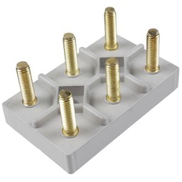 Zeige Details für Klemmbrett M8 6 Bolzen DIN 46294 Typ KM Bild von Klemmbrett M8 6 Bolzen DIN 46294 Typ KM