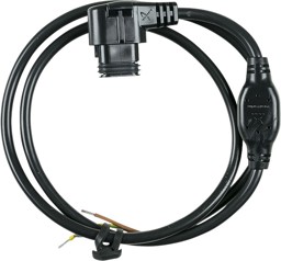 Zeige Details für ALPHA-Stecker, abgewinkelt, mit 1 m Kabel und NTC Bild von ALPHA-Stecker, abgewinkelt, mit 1 m Kabel und NTC