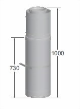 Bild von Dachdurchführung für luft-/Abgasrohr DN250/350
