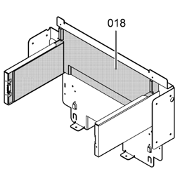 Zeige Details für Brennraumdämmung hinten RLA für WH2A WH2B Bild von Brennraumdämmung hinten RLA für WH2A WH2B