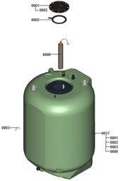 Zeige Details für Speicher Montiert für Vitodens 333-F J3SA, VP3U 18/22kW Bild von Speicher Montiert für Vitodens 333-F J3SA, VP3U 18/22kW