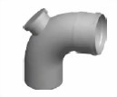 Zeige Details für Revisionsbogen 87° DN250
 Bild von Revisionsbogen 87° DN250