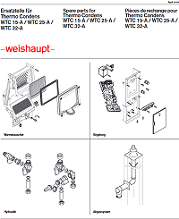 Ersatzteile 2009 für WTC 15/25/32-A