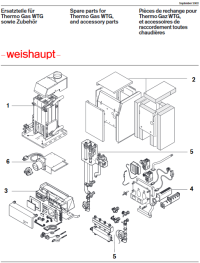 Ersatzteilliste 2002 für Weishaupt WTG Gaskessel