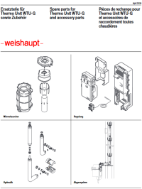 Ersatzteilliste 2009 für Weishaupt WTU-G Guss-Heizkessel